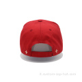 6 pannelli Red Applique Lettera F Baseball Cap